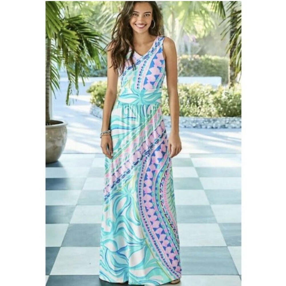 Lilly Pulitzer Marco Maxi Dress Coco Island